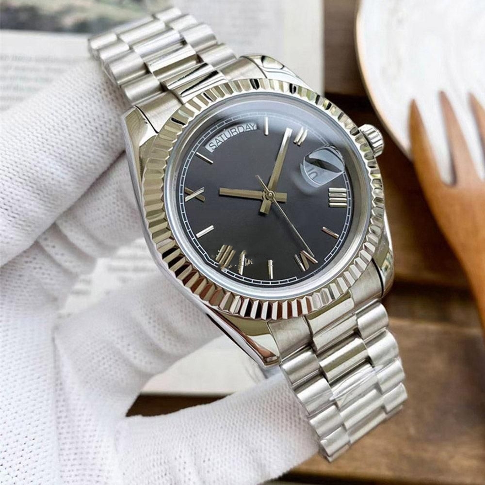 Luxury Mens DATity DATEity Automatic Movement watch multifunction Wristwatch Designers Men Watches Stainless Steel Strap Gold Wristwatches Montre de
