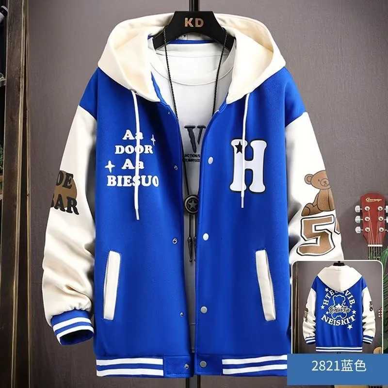 Jackets Men's Wool Blends Men's New Men's Hooded Pockets Cargo et Men's Clothing Spring Autumn Japanese Fashion Loose Male Coat