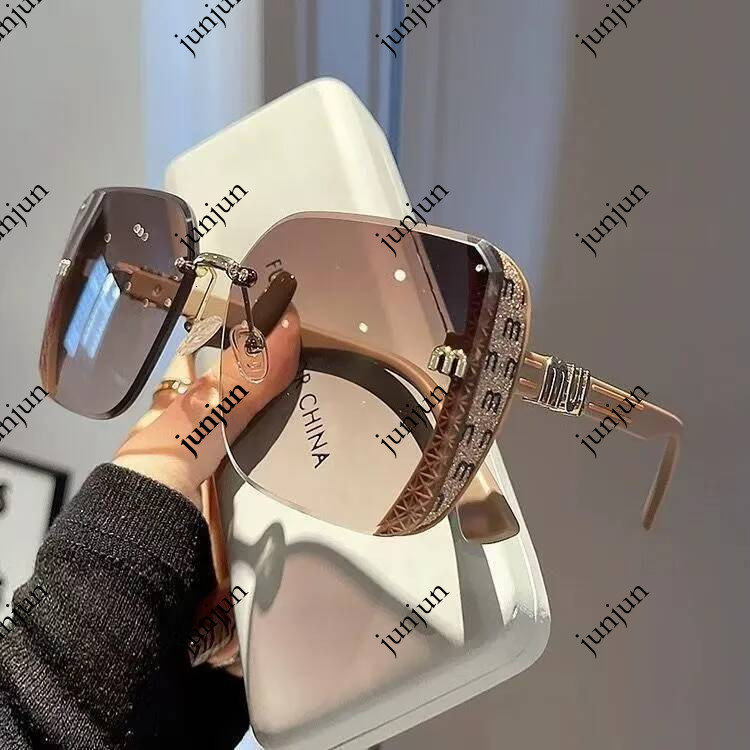 Women's brown UV high quality protective goggles with wide windscreen and sunshade trendy street style sunglasses