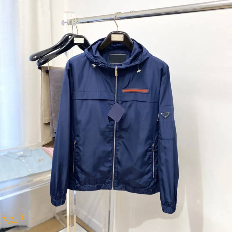 pradmen jacket New Jackets Trendy Hoodies Sports Letter Coat Triangle Logo Brand P Men Women Sweatshirt Long Sleeve Windbreaker Jacket Casual Hooded