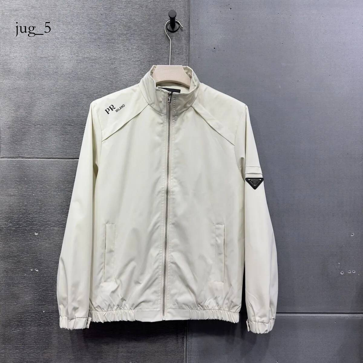 Triangle Designer New Spring/Autumn Men's Stand Triangle Collar Jacket Trendy Couple's Coat Versatile Casual Outerwear pradmen jacket 017