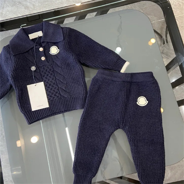Luxury Kids Clothing Sets Designer Newborn Baby pullover sweater pants Two-piece Suit Spring Autumn Baby Boys Girls Clothes Outfit Comfortable Track