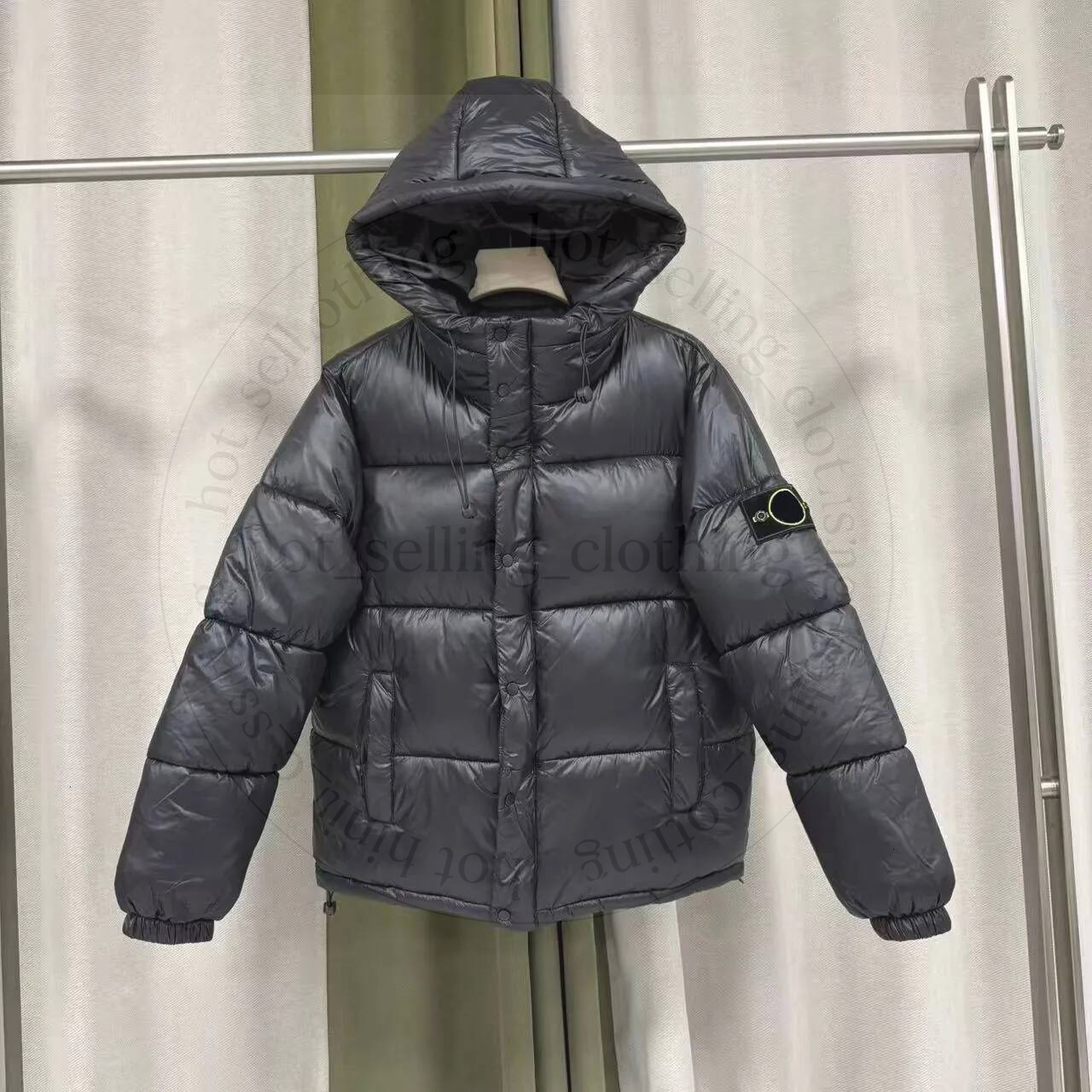 Designer Puffer Men Compass Armband Lightweight Winter Jacket Outdoor Casual Mens Cotton Coat 90f