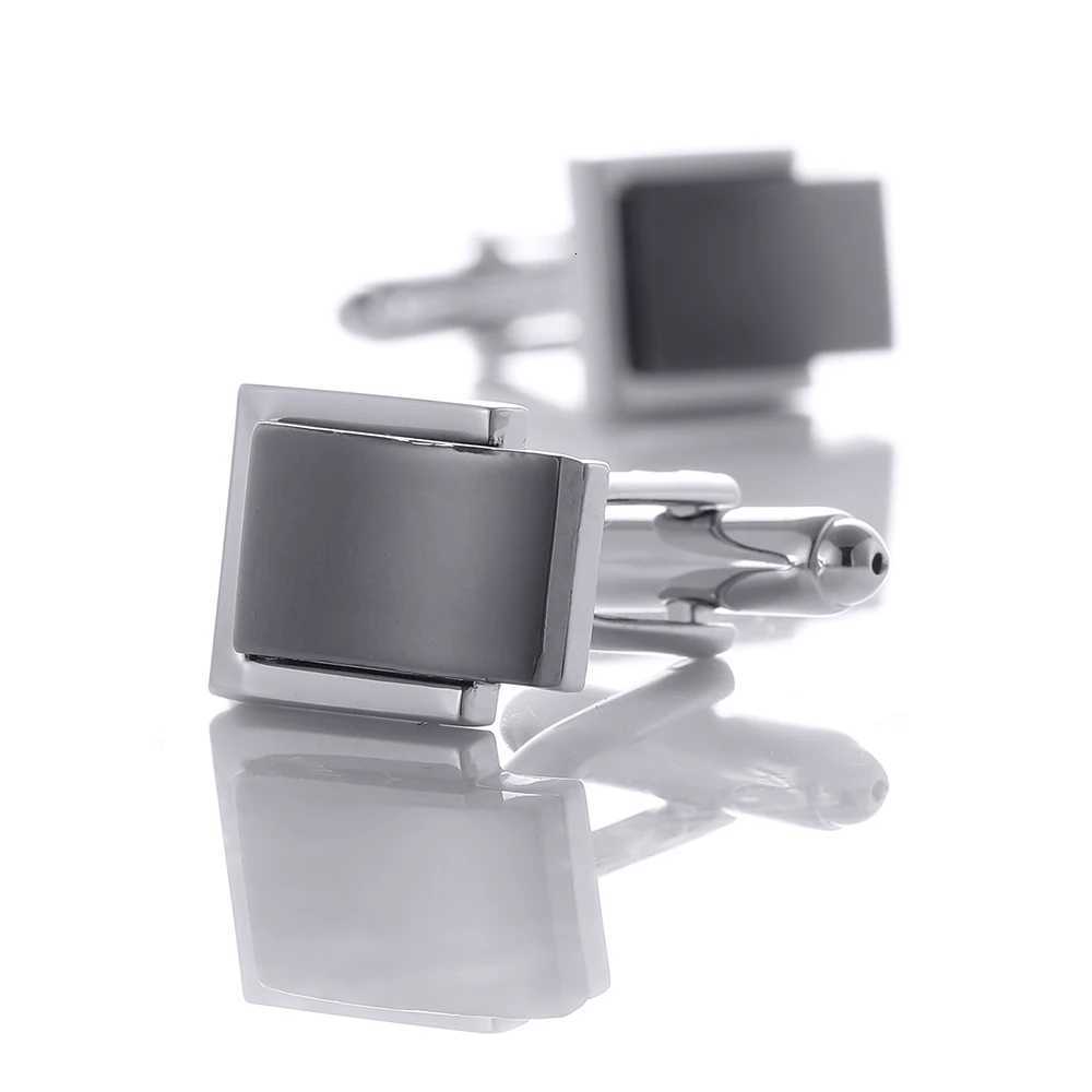 Links Fashion Blank Black Cuff Shirt Cufflinks For Mens Metal Copper Cuff Buttons Wholes Business Gifts Wedding Gro Favors JewelryW261017