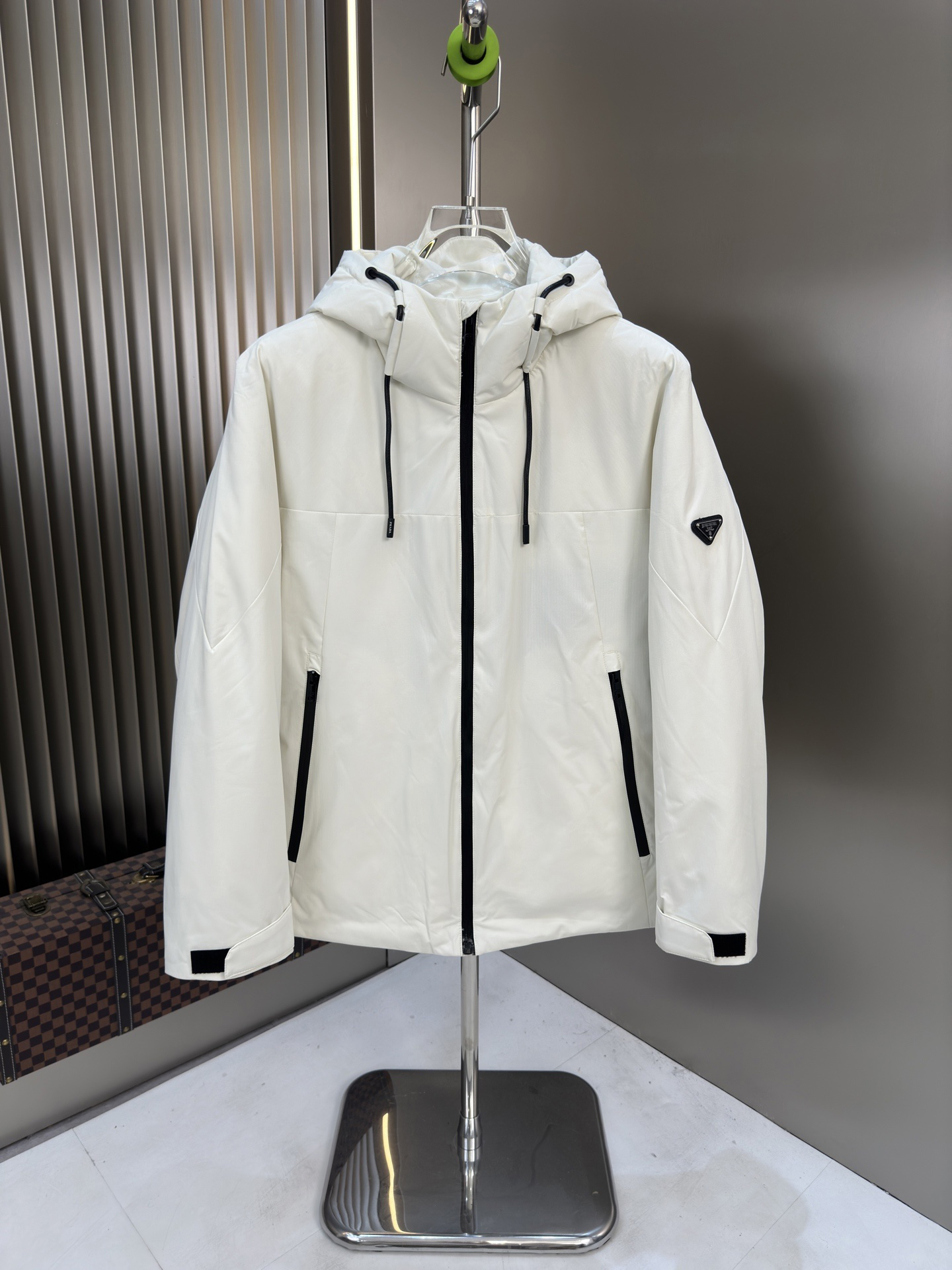 DUYOU Mens Puffer Jacket Down Jacket Unisex Puffer Coat Designer Jackets Warm Parka White duck down filling Winter Thick Fluffy Outerwear with Hood