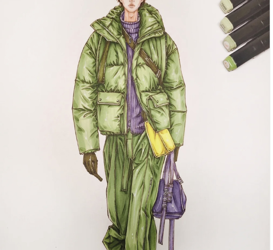 Durable Mens Casual Winter Outfit Cozy Fleece Lined Parka with Hood-2