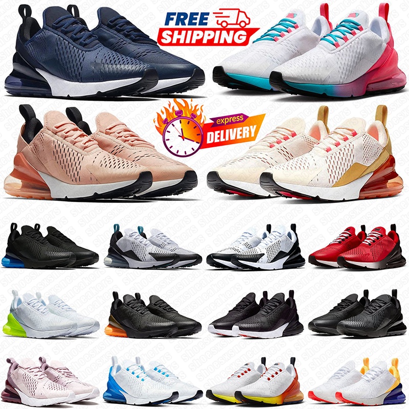 Free shipping designer sneakers 270 270s casual Shoes for men women White Pink Brown classic Low Breathable fashion outdoor sports trainers sneaker