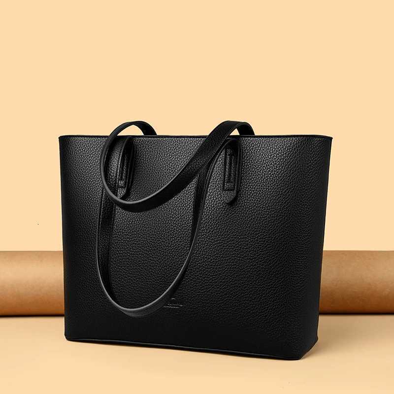 Evening Bags New High Quality Fashion Soft Leather Women's Bucket Bag Trendy Women Handbag Large Capacity Female Shopping Bags Wallet H261016