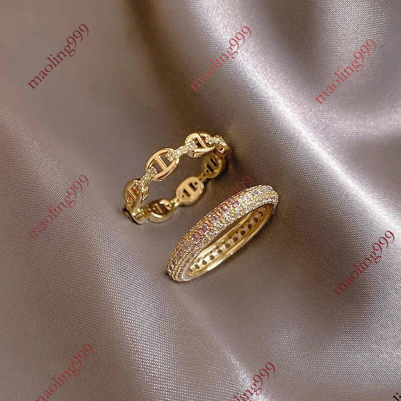 Designer Full Diamond Index Finger Trendy Women's Affordable Luxury Ring | Minimalist Versatile Hand Jewelry
