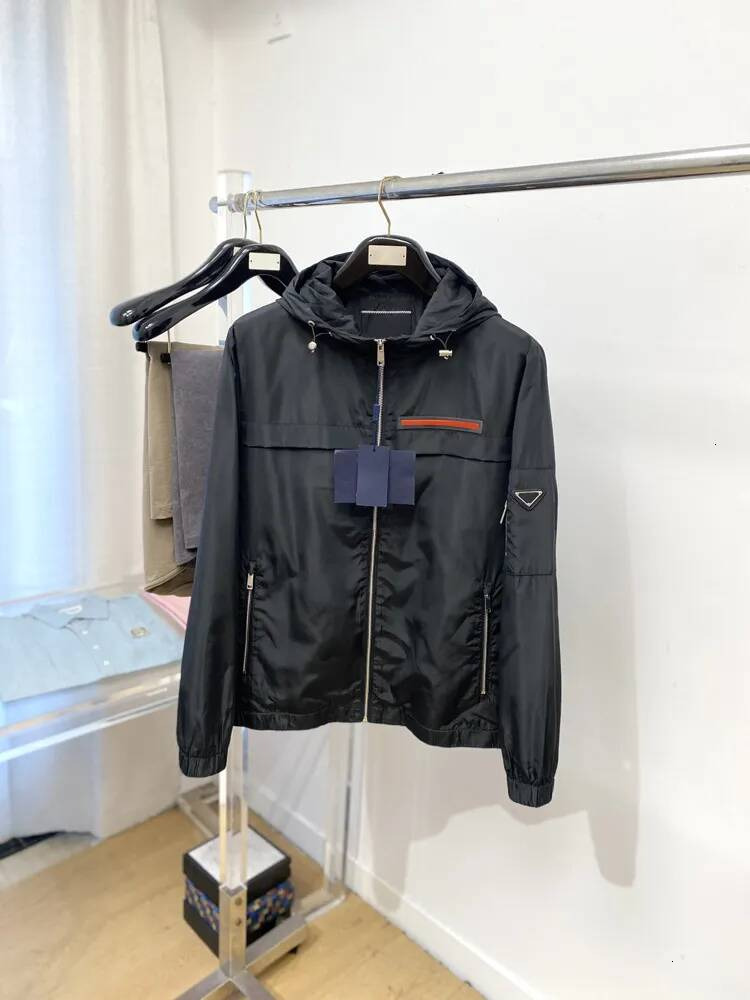 pradmen jacket New Jackets Trendy Hoodies Sports Letter Coat Triangle Logo Brand P Men Women Sweatshirt Long Sleeve Windbreaker Jacket Casual Hooded