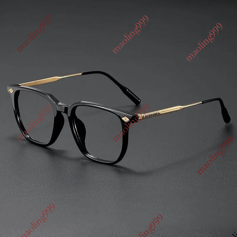 2026 New Designer Men's blue light Glasses With Business Square Anti radiation Luxurious Beach Black Women's Multi functional Eyeglass Fra