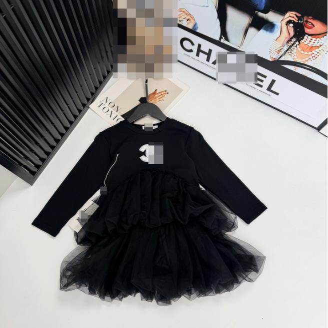 Summer Kids Designer Clothes Cute Two Piece Skirt Set Baby Girls Children Clothing Dresses Sets Short Sleeve Pullover T-shirt Pleated Cake Dress P85