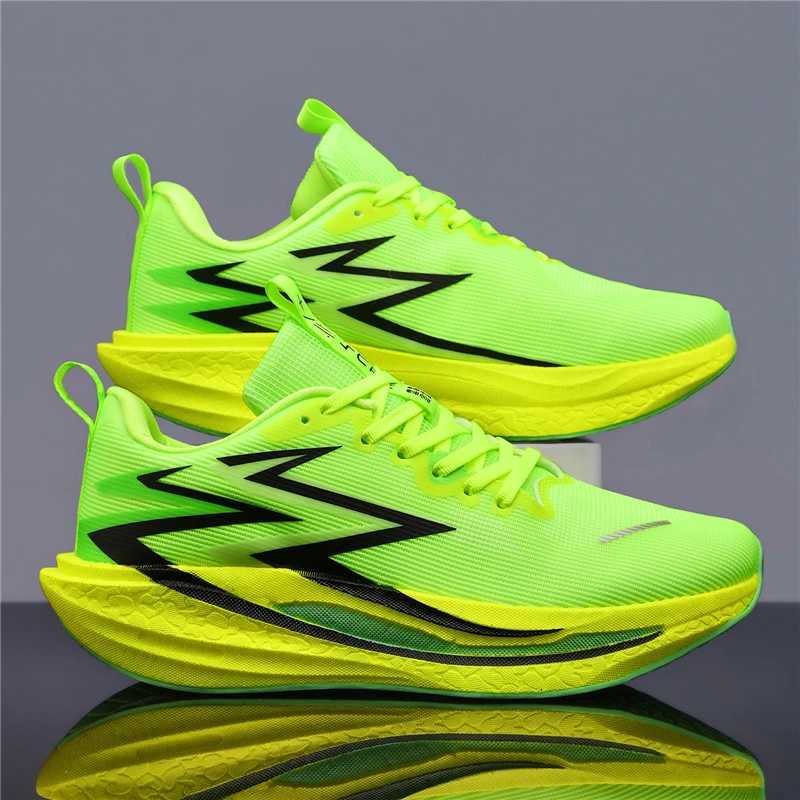 Casual Shoes Running Shoes Men Marathon Sports Speciality Carbon Board Breathable Lightweight Women's Comfortable Athletic Stability Sneakers H
