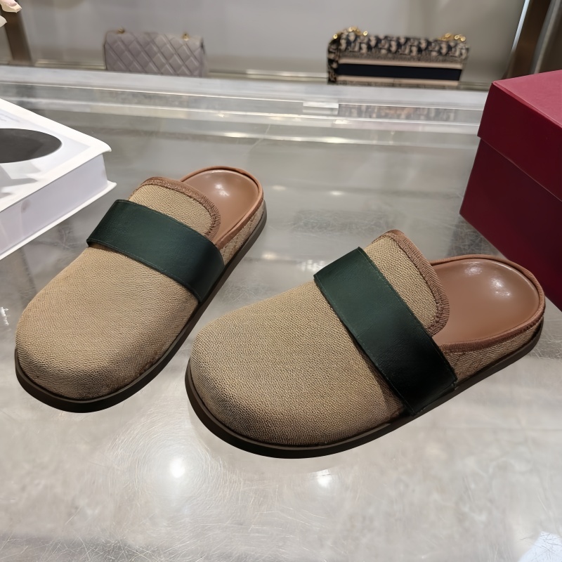 Slippers designer shoes fashionable shoes classic shoes high end printed shoes beach sandals genuine leather shoes waterproof shoes comfortable shoe