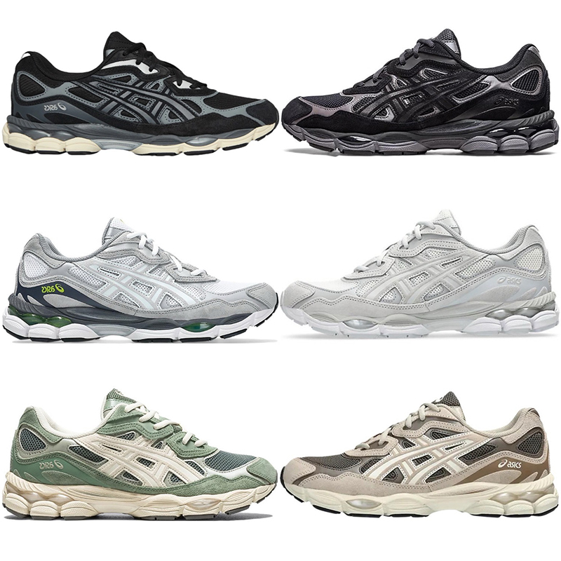 Asics Gel NYC Sneakers Freizeitschuhe Herren Damen Dämpfung Retro Laufen Ganztagspflege Arbeit Fitnessstudio Vielseitiger Stil Mode Fußkomfort Hot 3