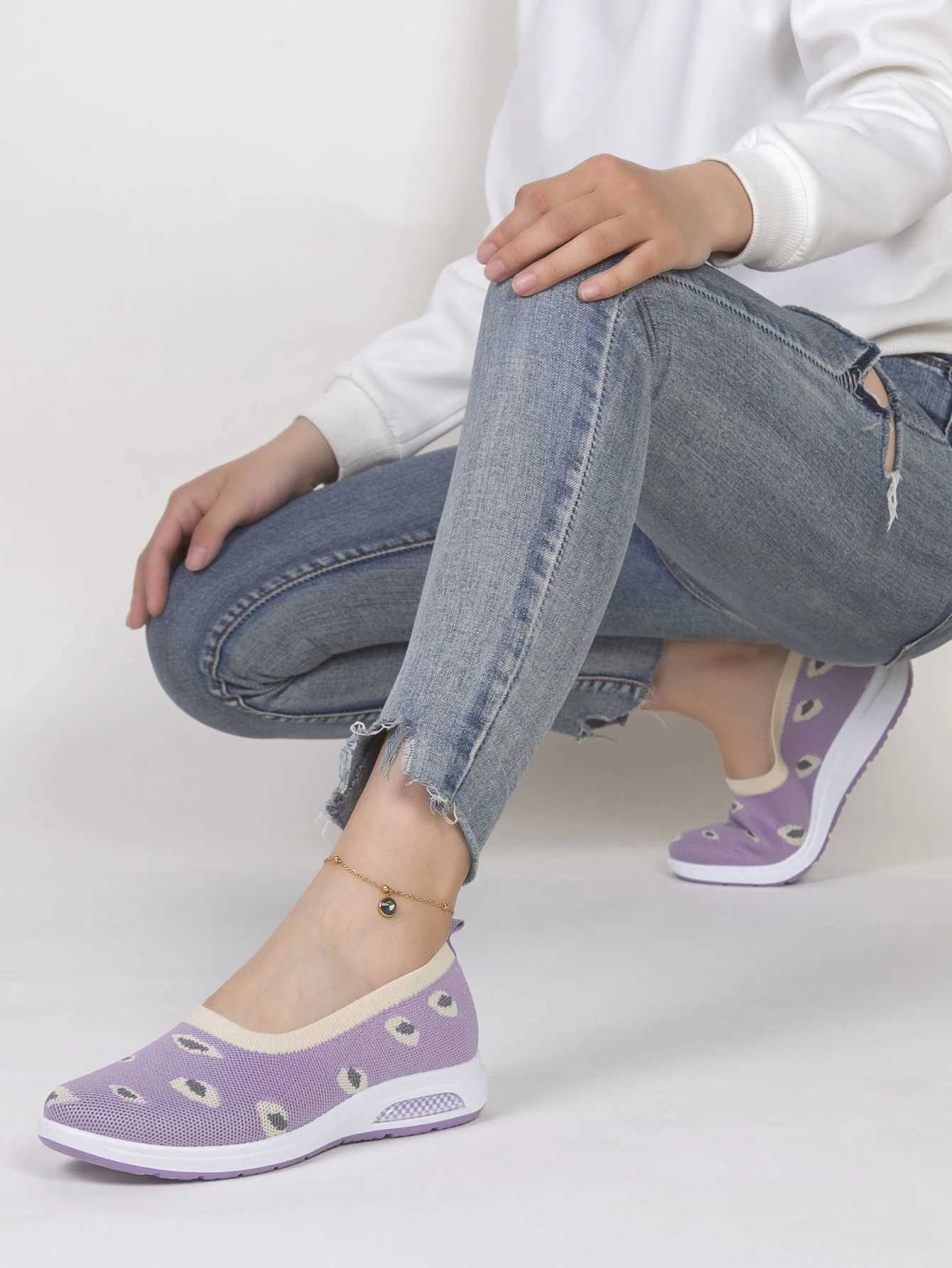 Casual Shoes Women's Summer Breathable Mesh Flat Shoes Women's Shoes Casual Sneakers Shoes Clearance Free Shipping H2610161