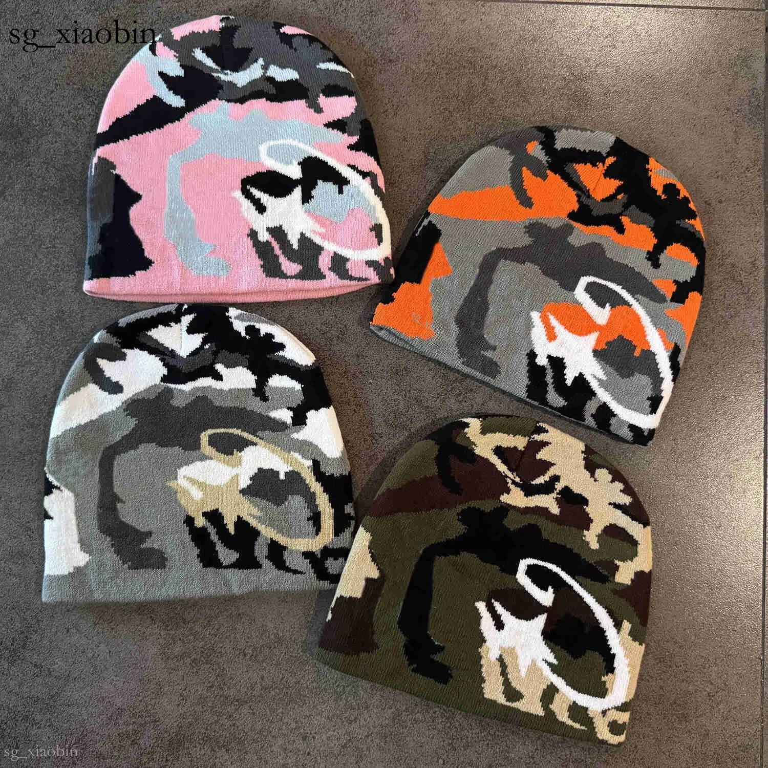 Mens Womens Knitted Skull Cap Embroidery Casual assic Camouflage Beanie Men Hats Color Unisex Beanies Hat High Quality Caps D260921 Hot