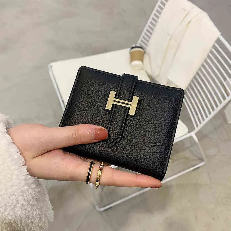 Wallet New Arrival Wallet Short Women Zipper Brand Wallets leather Trendy Coin Purse Card Holder PU Leather Purse
