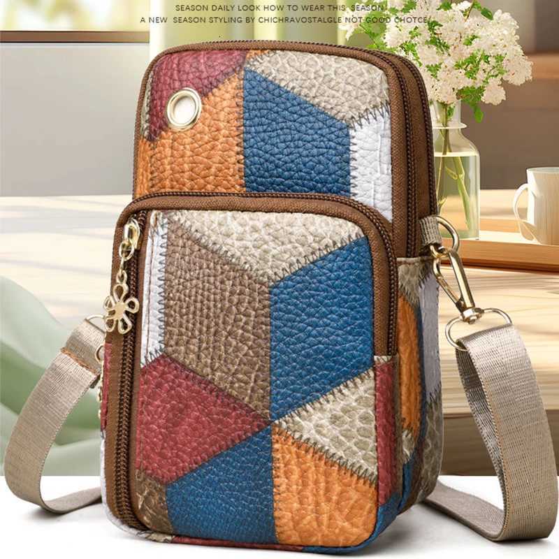 Shoulder Bags Trendy Diamond Pattern Patchwork Shoulder Bag Women's Multi-zipper Casual Crossbody Bag for Daily Shopping Commute H261016