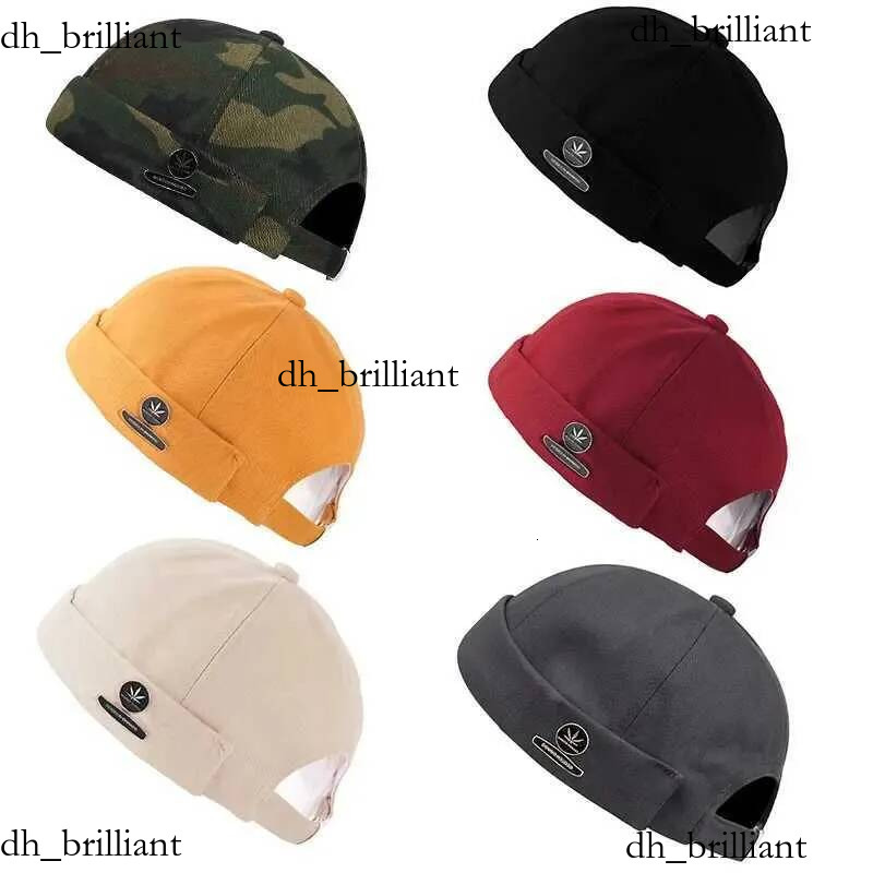 Nouvelle tendance unisexe de haute qualité, nouveau rétro en cuir de melon sans sucre, version mode pour hommes, chapeau hip hop de rue sans visi