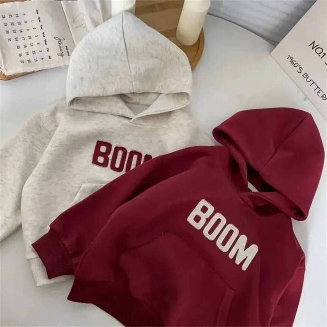 Girls Hoodie Baby Boys Hoodies Kids Letter Hooded Sweatshirt Outerwear Spring Autumn 2 To 8Yrs Childrens pullover