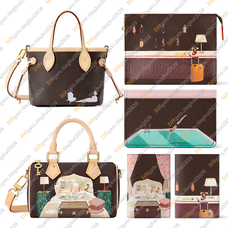 Ladies Fashion Designe Luxury Totes Handbag Crossbody Shoulder Bag Wallet Passport Cover TOP Mirror Quality M29931 M29916 M3A145 M29987 M2A895 M2A89
