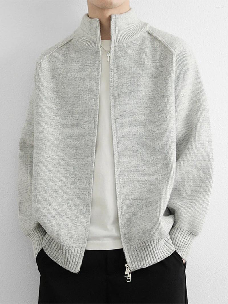 High-quality Fashionable Personalized Mens Classic Comfortable Knitted Sweater Autumn Warm Long Sleeve Cardigans Top D02