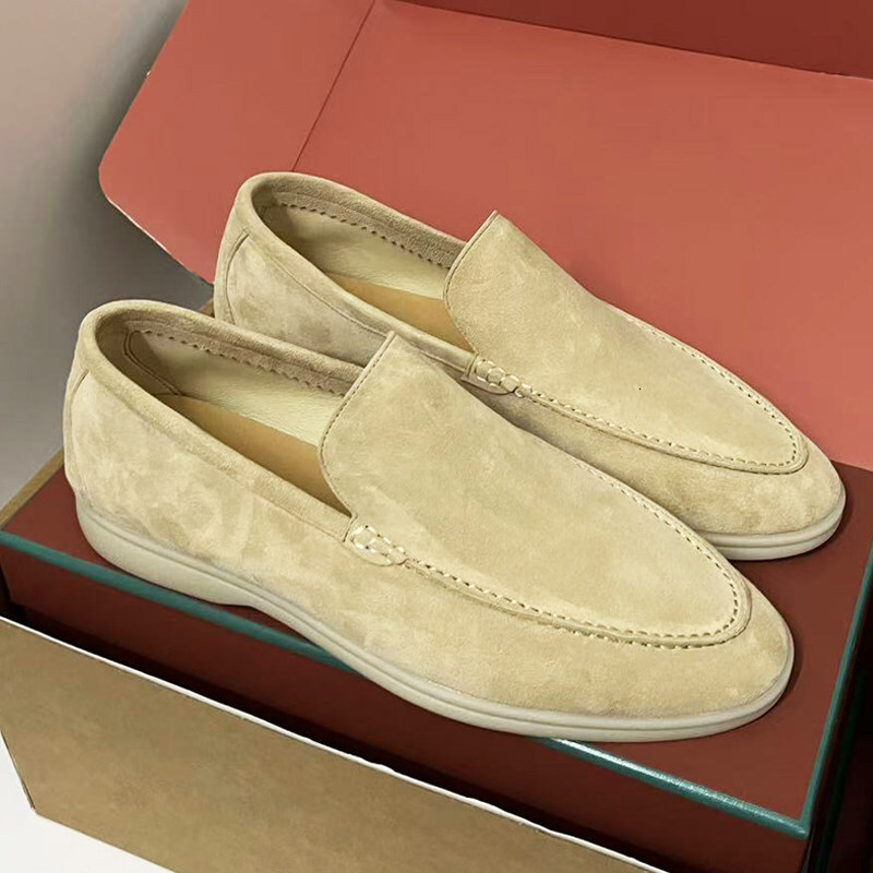 2026 New Men Classic Suede Old Money Style Versatile Slip Ons For Casual And Business Wear Free Shipping Free Shipping