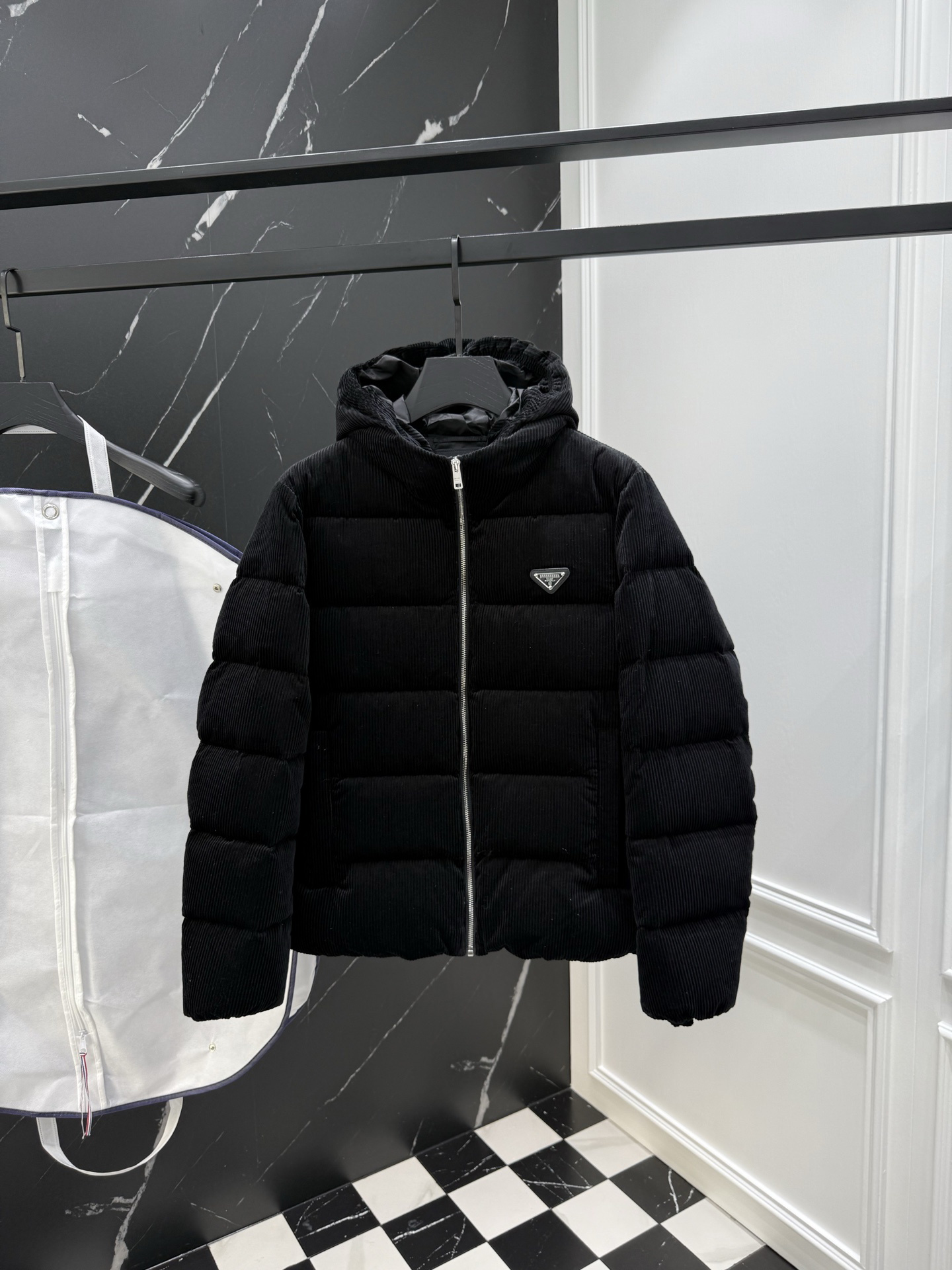 DUYOU Mens Puffer Jacket Down Jacket Unisex Puffer Coat Designer Jackets Warm Parka White duck down filling Winter Thick Fluffy Outerwear with Hood
