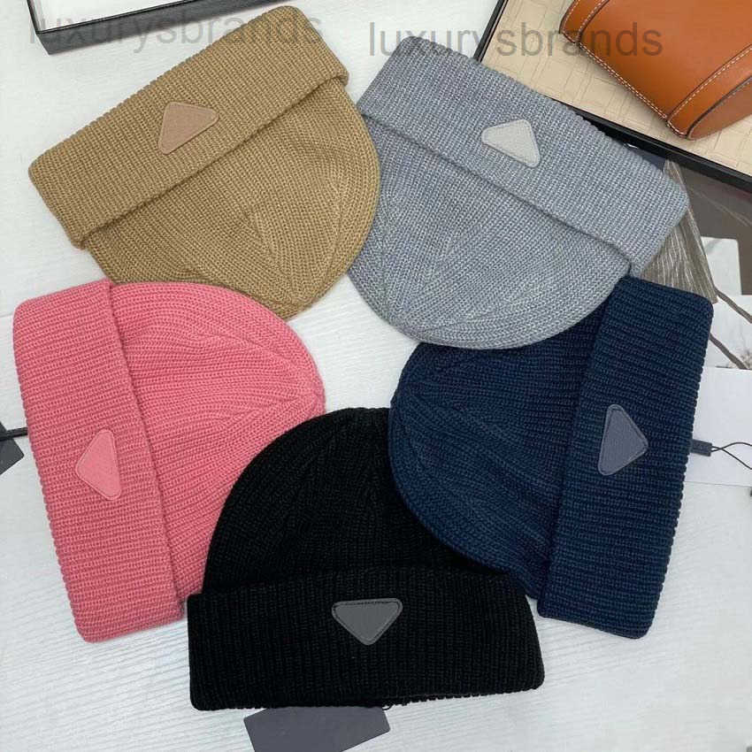 Designer Beanie Plaid Hats For Men Women knitted Bonnets Winter Hat Fall Thermal Skull Cap Ski Travel Classical Luxury Beanies Black