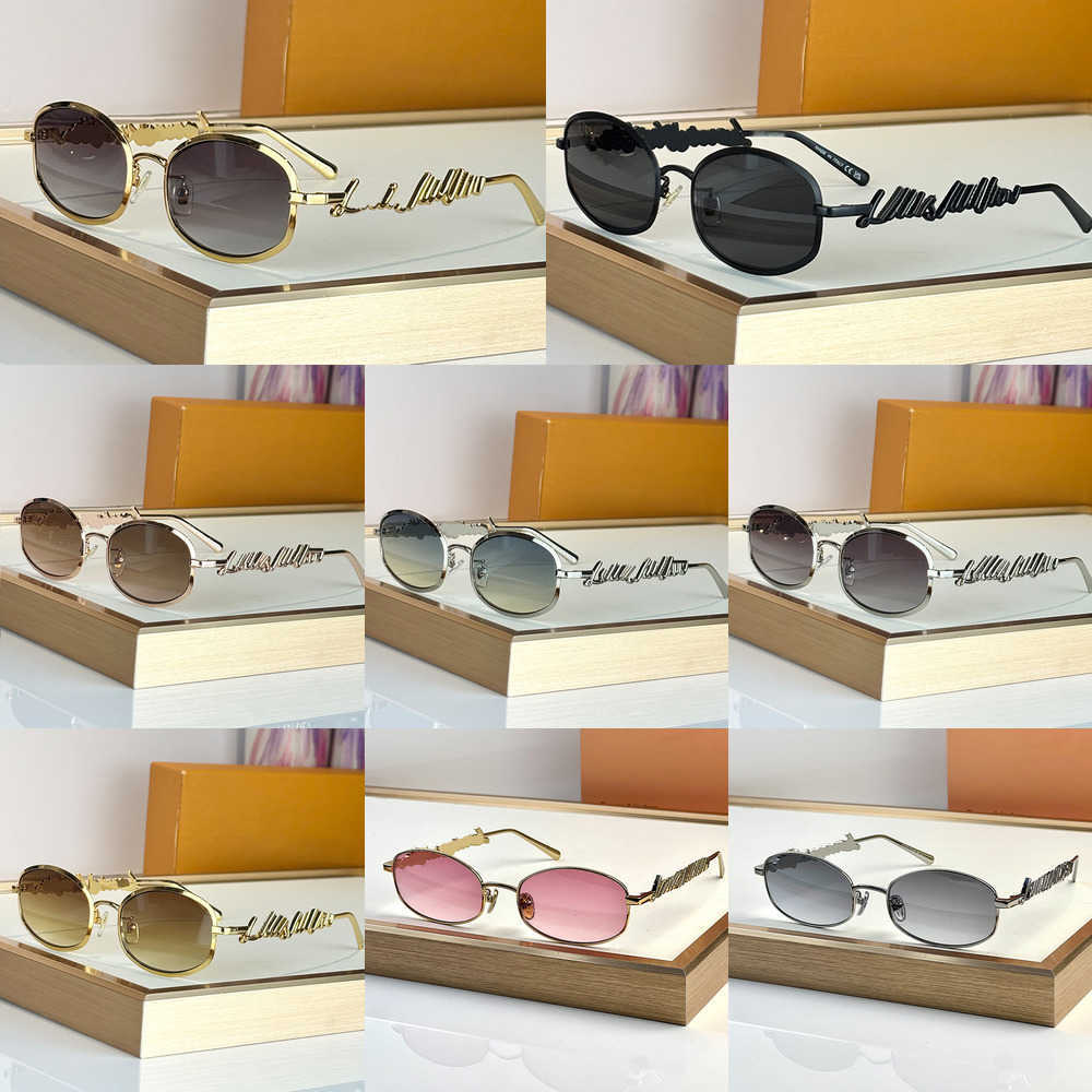 Sunglasses for women luxury metal oval frame Z3272U mirror coating lens glasses designer men sunglasses outdoor UV400 resistant fashionable eyeglass