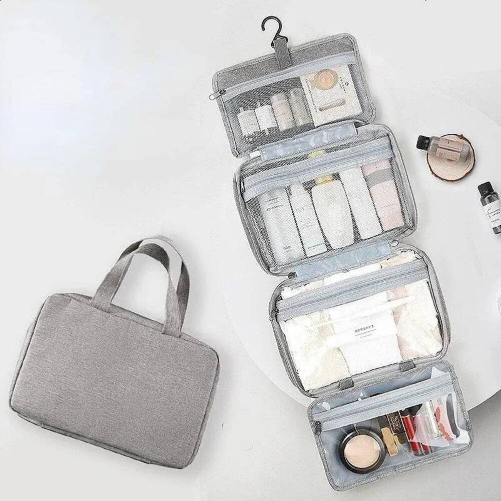 Cosmetic Bag Travel Waterproof Folding Dry And beauty pouch Wet Separation Toiletry Storage Large Capacity Cosmetic Bag Makeup T1