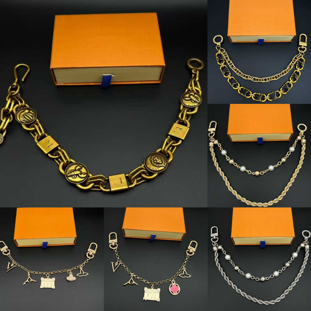 Designer Keychains Luxury Brands Keychains u0026 Lanyards L Vs Lock chain Bag Charm Handbags charm for Elegant Women