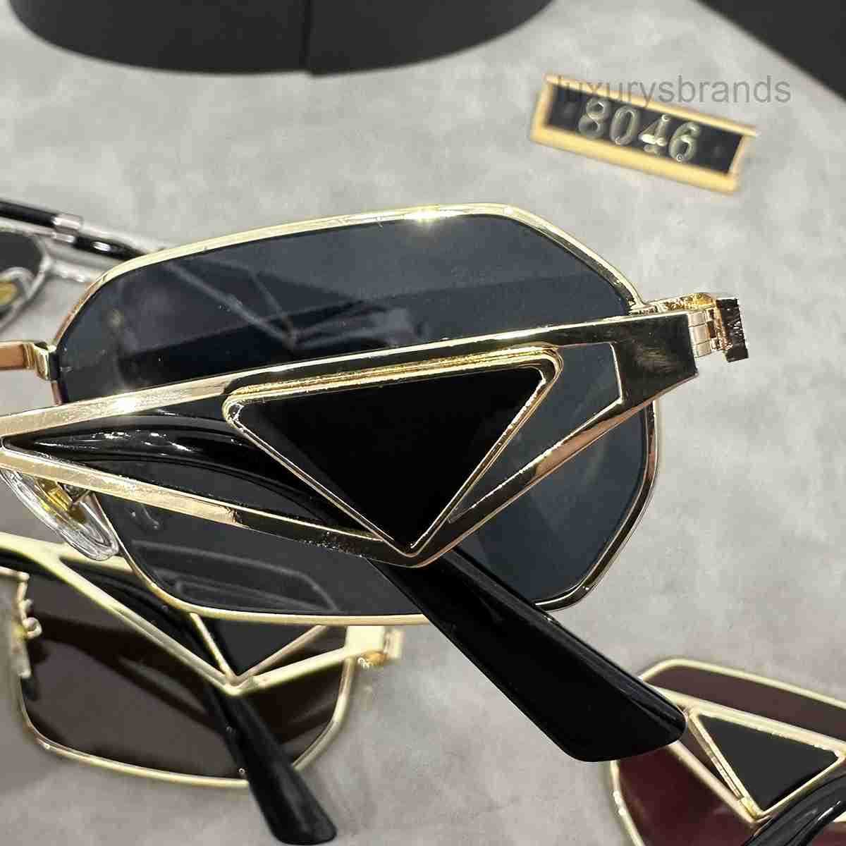 Designer sunglasses fashion metal frame sunglasses suitable for men and women sunglasses outdoor travel sunshade anti glareRMH7 UPSM