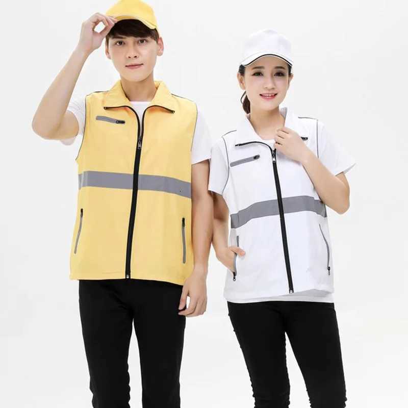 vests Men's design Vests Customized sleeveless multi pocket vests for men and women DIY team/advertising/outdoor work topsW261017