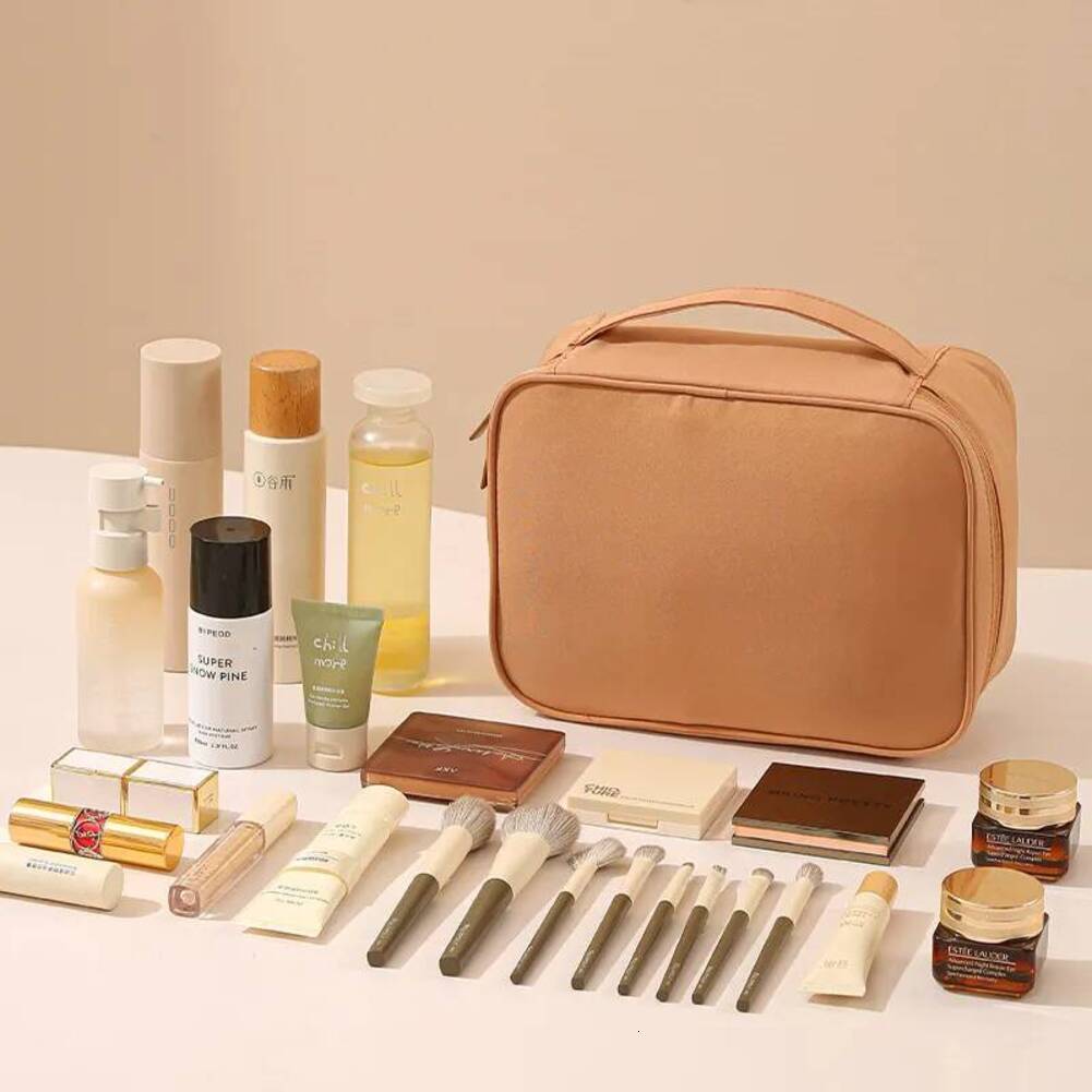 Cosmetic Bag Cosmetic Bag Oxford Cloth Makeup Large Portable Beauty Pouch Japanese/Korean Style Toiletry Pouch Spacious Capacity Women's beauty