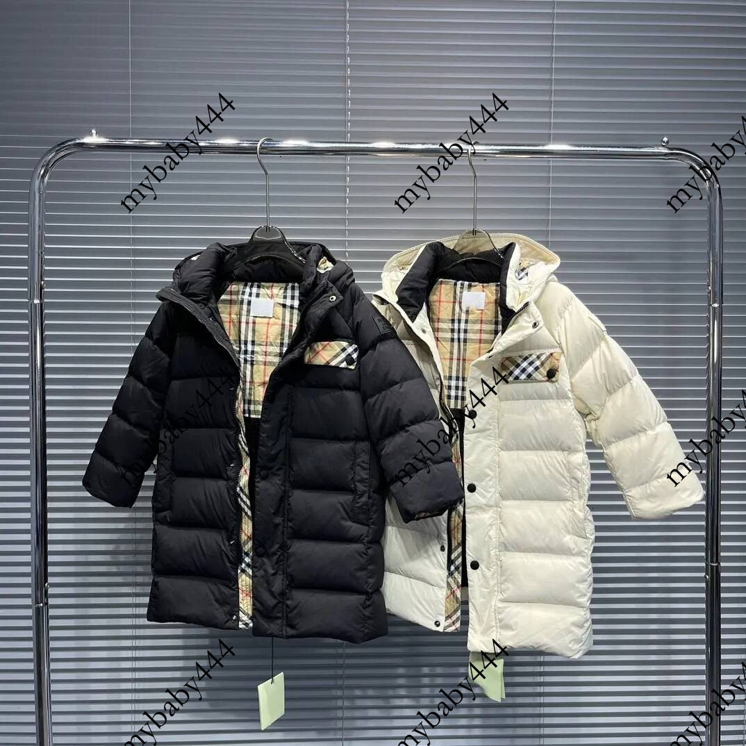 kid coat baby coats hoodies kids designer clothes long style top 100 goose down winter jacket luxury child hooded girl boy clothe letter print