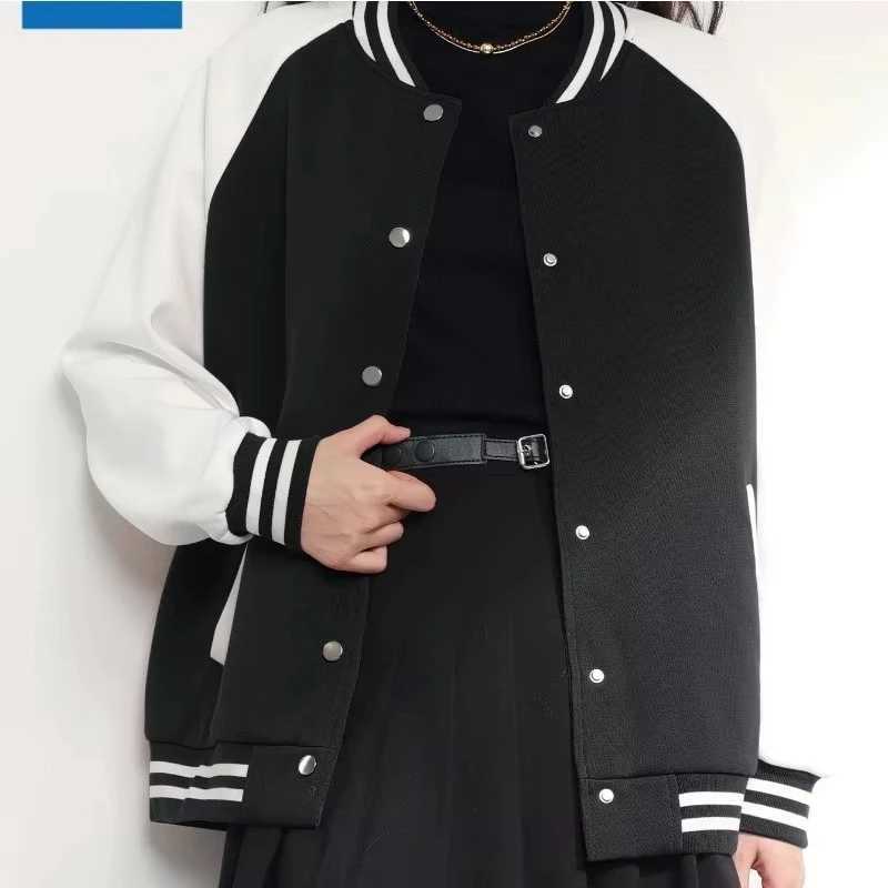 Baseball Men's Casual Jackets Men's Jacket - Contrast Cuff Design Baseball Collar and Shoulder Shape All Seasons Everyday WearW261017