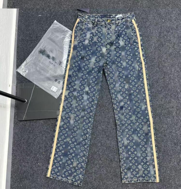 Womens Jeans Designer Vintage Fashion Long Trousers Classic Brand Embroidered letter women Denim Pants women Clothes