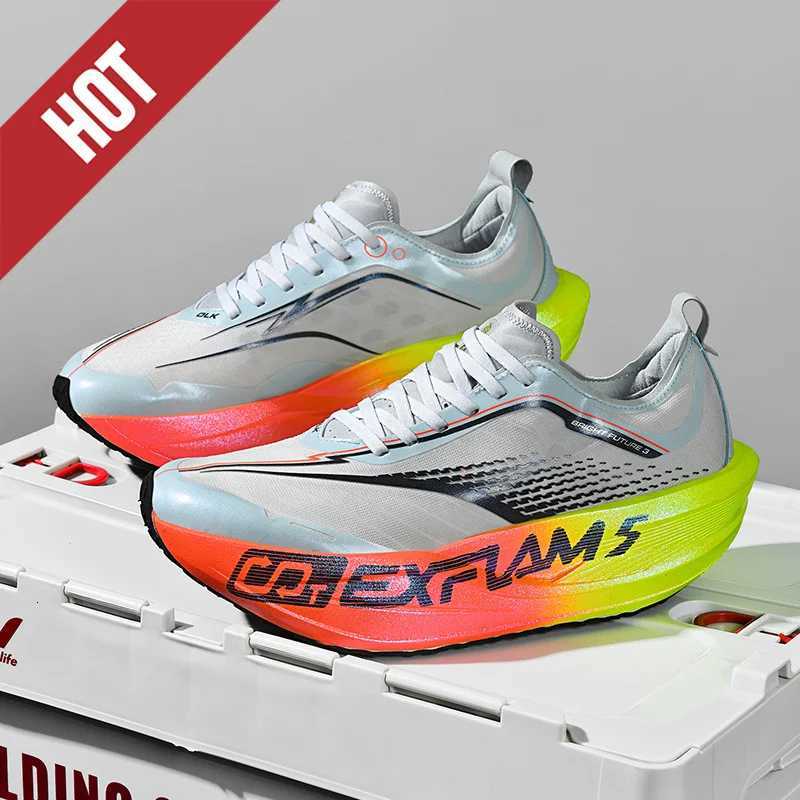 Casual Shoes NEW Running Shoes Casual Carbon Board Marathon Men Sports Breathable Lightweight Women's Comfortable Athletic Antiship Sneakers H2