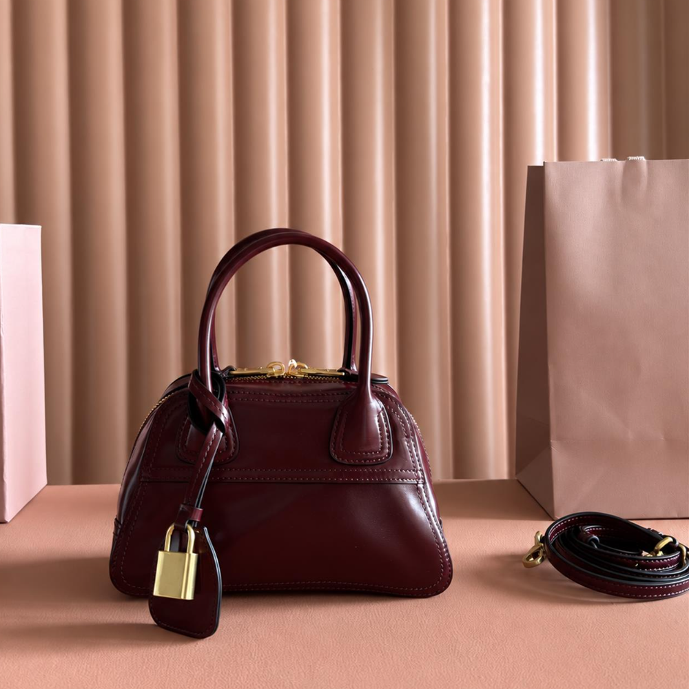 Mini Shell Bag Calfskin Double Zip Top Handle Shoulder Crossbody Practical Chic Commute Dinner Photo Top-Tier Designer New Arrival