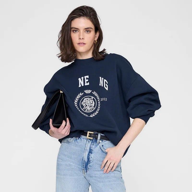 Fleece Hoodie Women Designer Sweatshirt Sport Classic Print Loose Jumper Cotton Pullover Sweater 2026 New