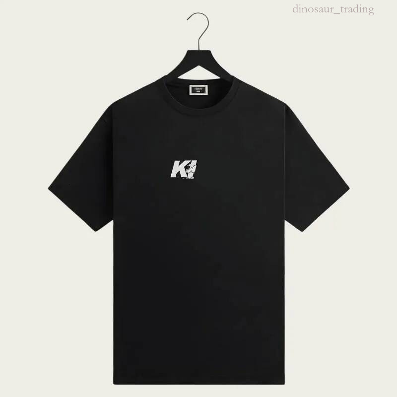 Kithity Tshirt Tee Designer Shirts New Payment Streetwear Summer Street Outfit High Quality Hommes Luxury Men Loose Casual Black Sport e54