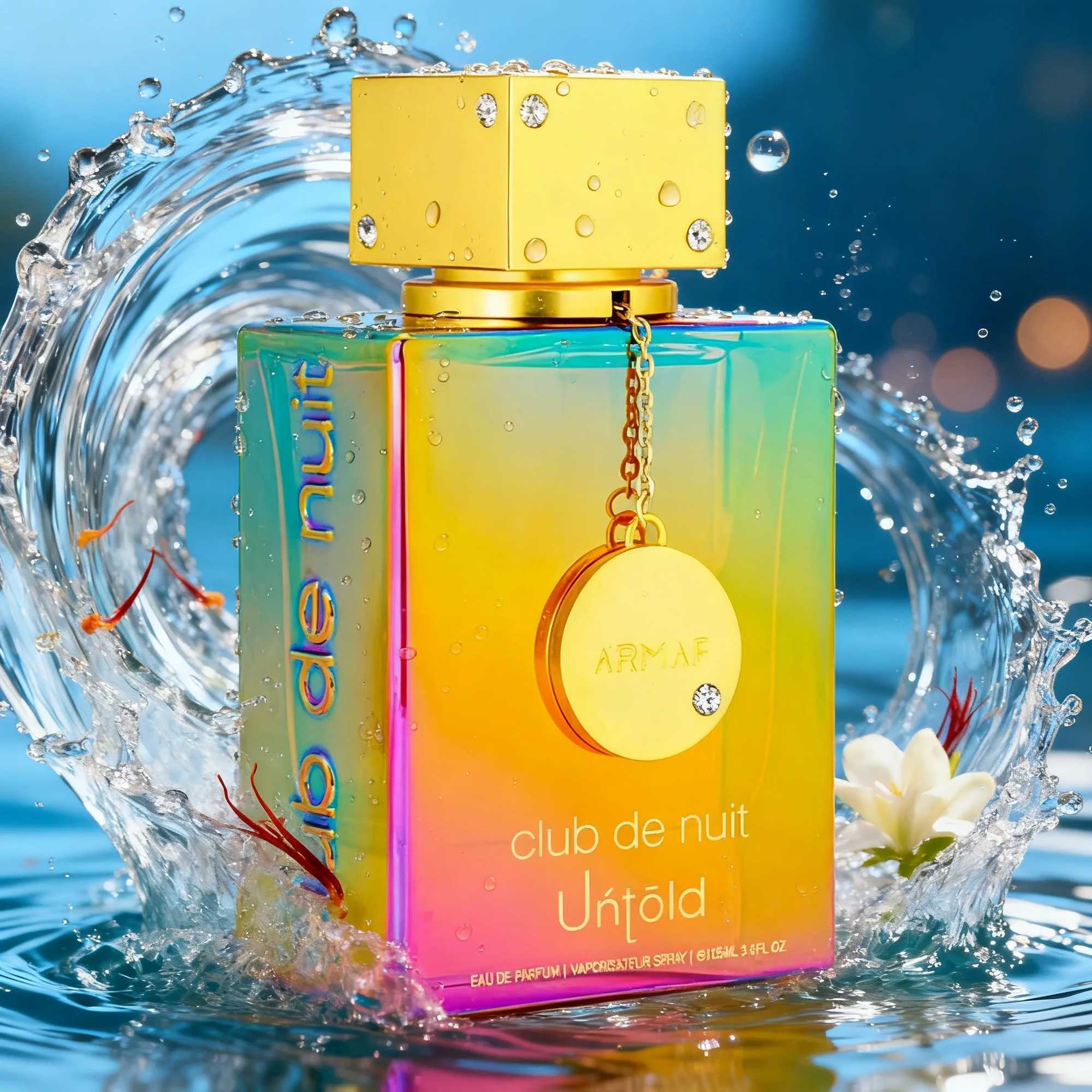 De Nuit Armaf Club Untold for Men Eau De Parfum Spray 3.6oz Elegant Masculine Long Lasting Perfume M261016