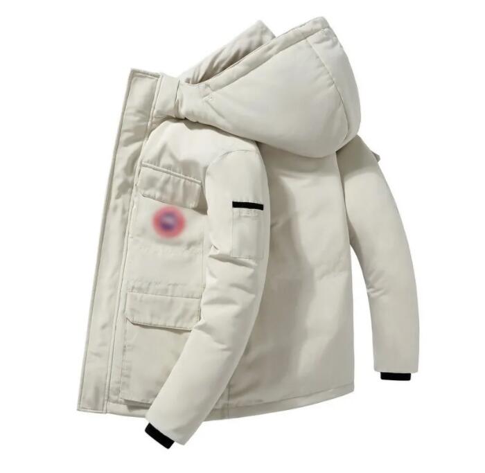 Mens Puffer Jacket luxury Winter Parkas Windproof Warm Hooded Coat Long Sleeve Zipper Outerwear men women down jacket