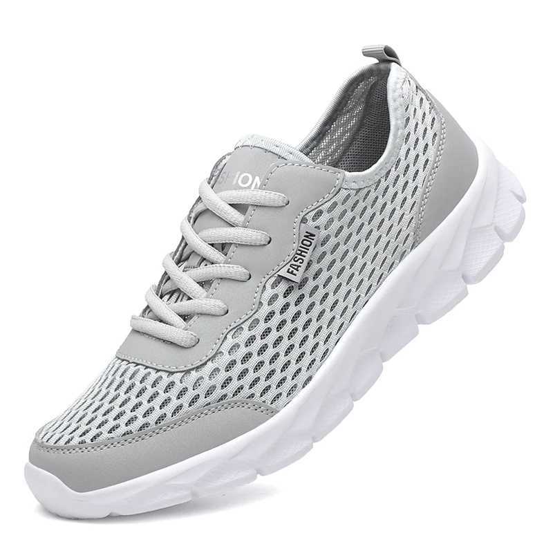 Casual Shoes Men Soft Sport Shoes Breathable Fashion Mesh Running Shoes Comfortable Man High Quality Outdoor Lightweight Sneakers for Men H2610161