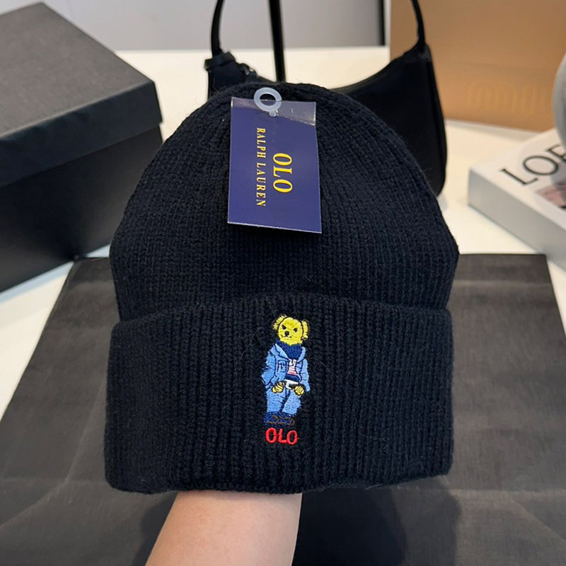 Designer Beanie Hat For Women Men Woolen Hat Fisherman Hat Luxury Classic polo Beanie Fashion Winter Wool Warm Belt Box Gifts