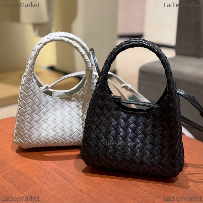7A Top Quality Designer Bag Andiamo Bag ParachuteU Bag Tote Bag Clutch Bag Handbag Mini Woman Shoulder Bag Baby Campana Bag Weave Cowhide Genuine Le