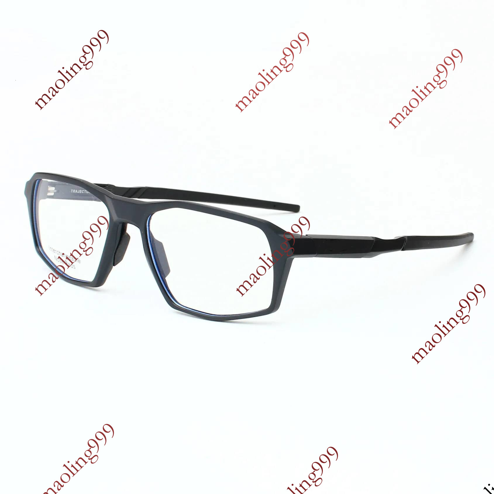 Ultra light Aluminum Magnesium Eyeglass Unisex TR90 Rectangular Optical Glasses Frame Men Women Outdoor Sports Cycling Myopia Prescription Eyewear F