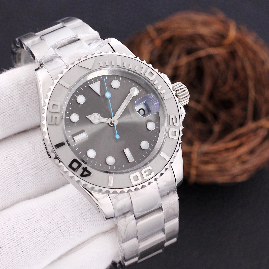Montre mécanique automatique de luxe de mode 40mm pour hommes montres-bracelets en acier inoxydable Sport et élégant